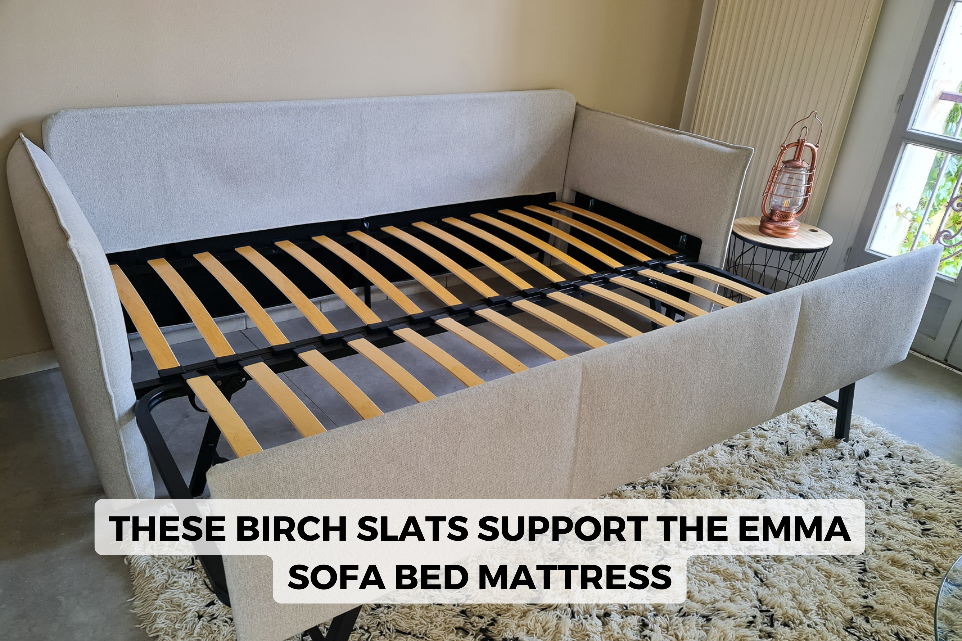Emma sofa bed slats